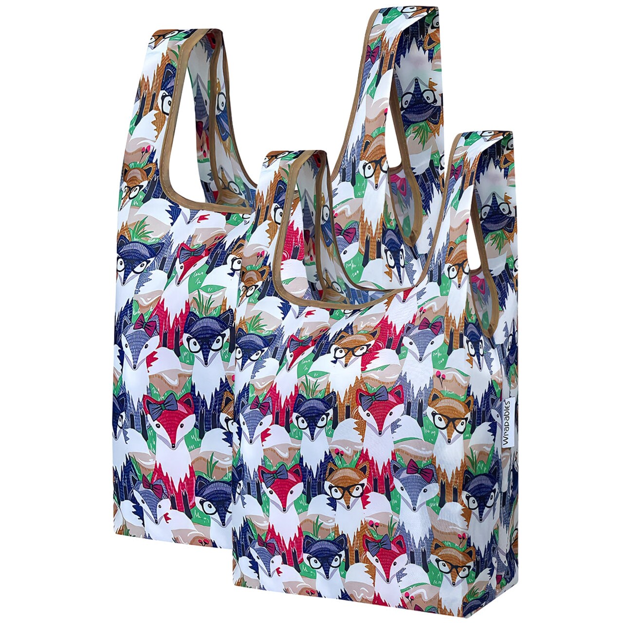 Wrapables JoliBag Collection Reusable Shopping Bag (Set of 2)